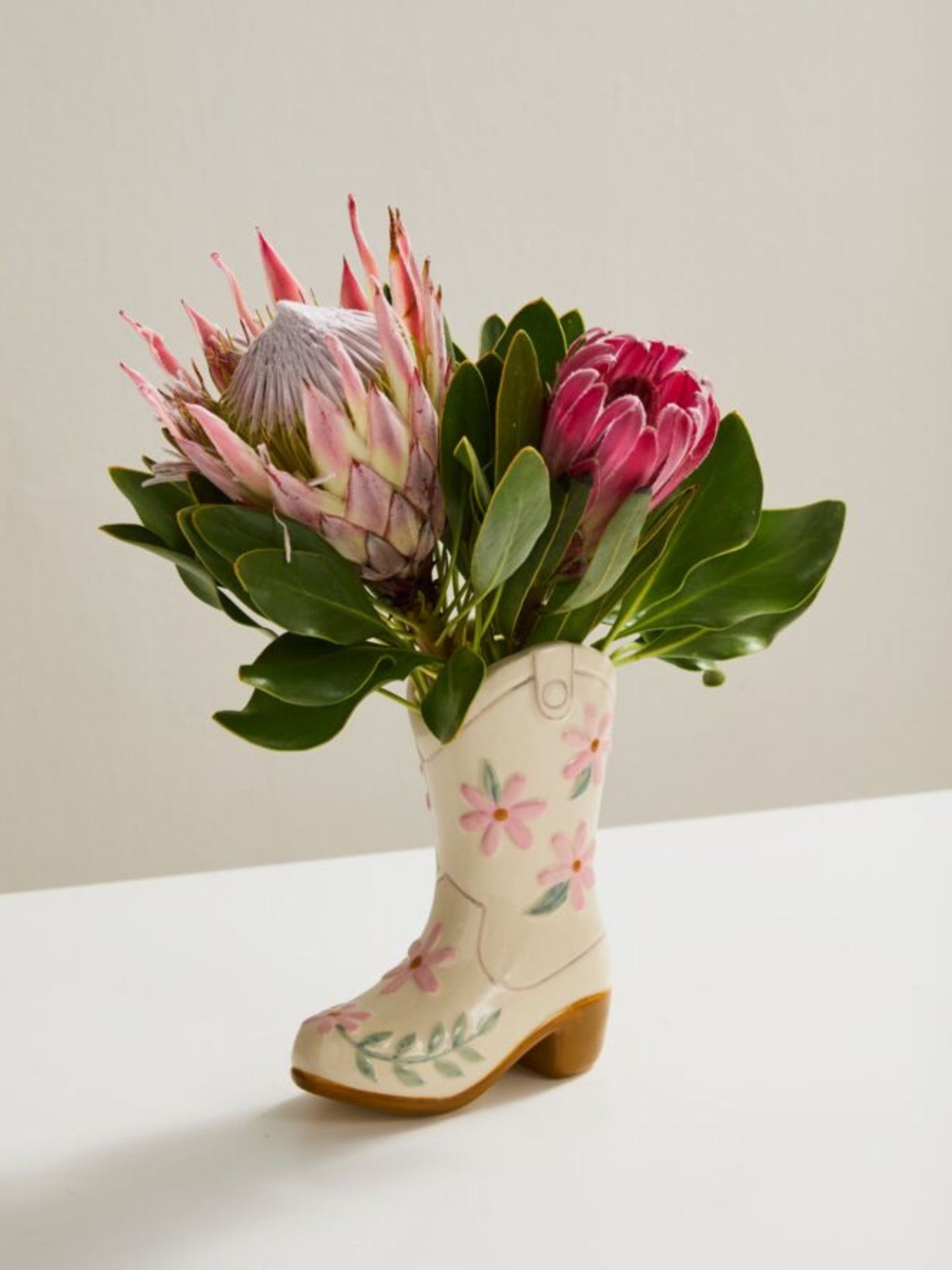 Cowgirl Boot Vase