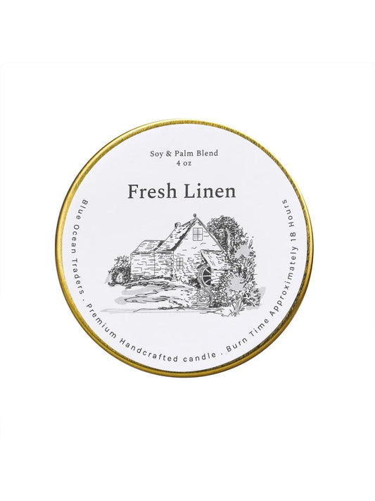 Fresh Linen Travel Tin 4 oz.