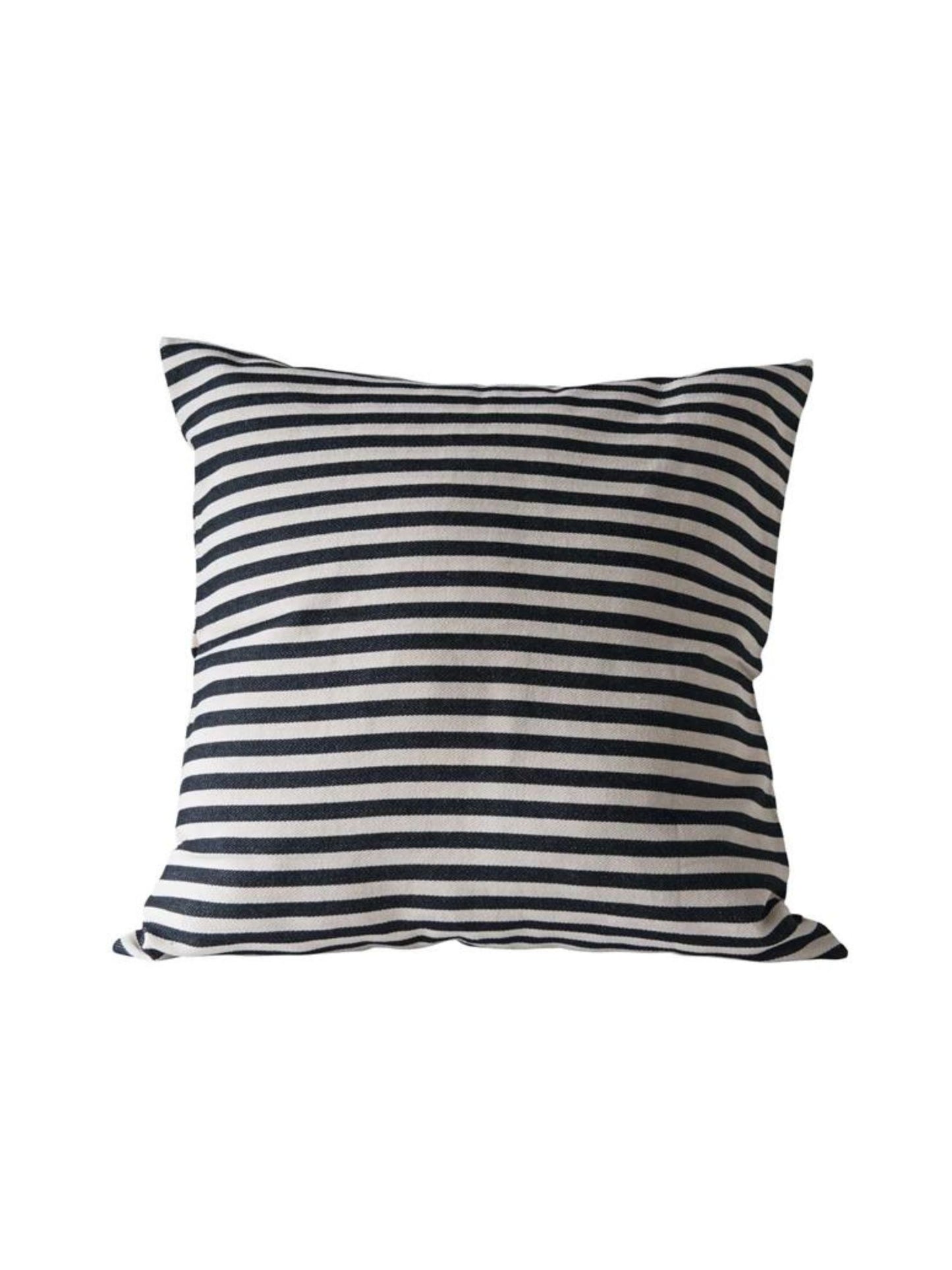 26" Woven Cotton Striped Pillow