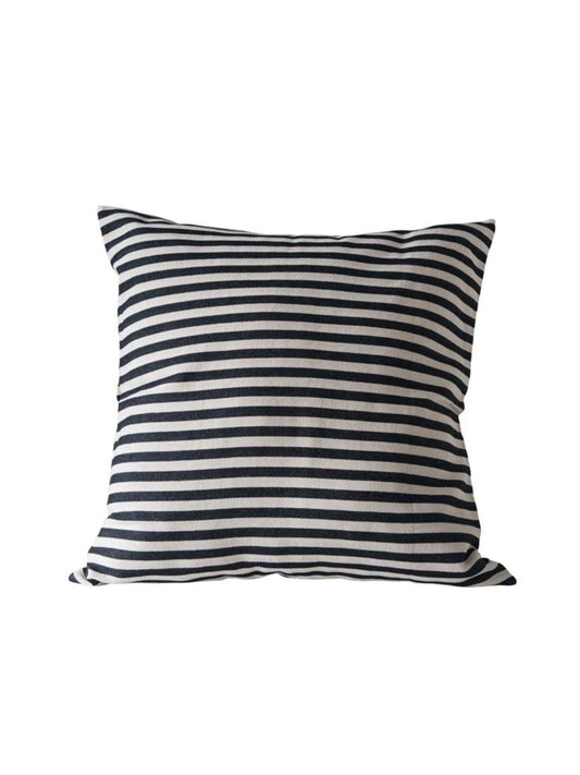 26" Woven Cotton Striped Pillow