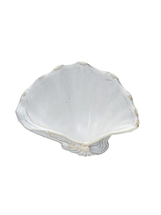 Stoneware Shell Shaped Dish