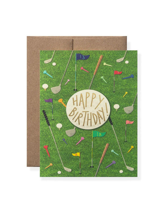 Golf Birthday Card