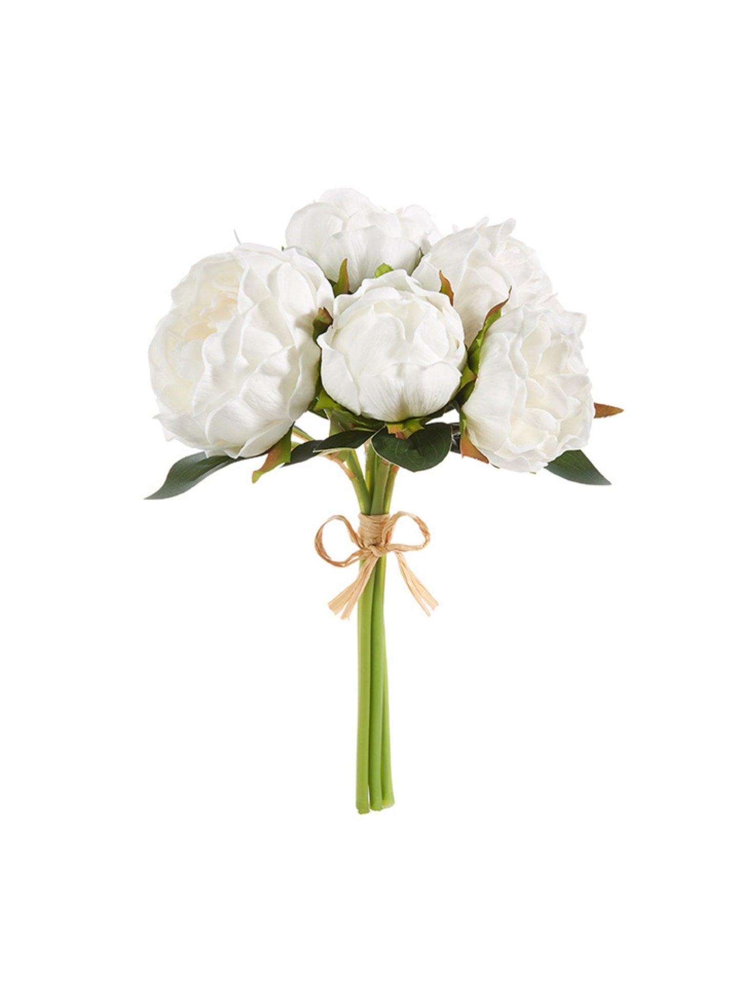 Real Touch Faux White Peony Bundle