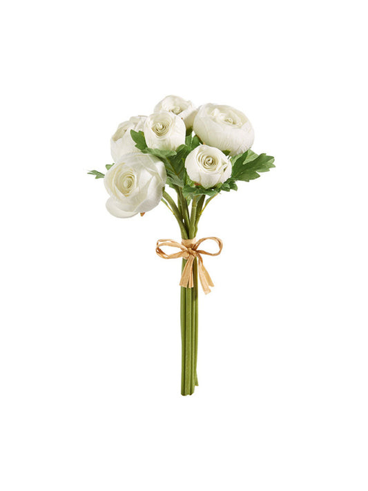 Real Touch Faux White Ranunculus Bundle