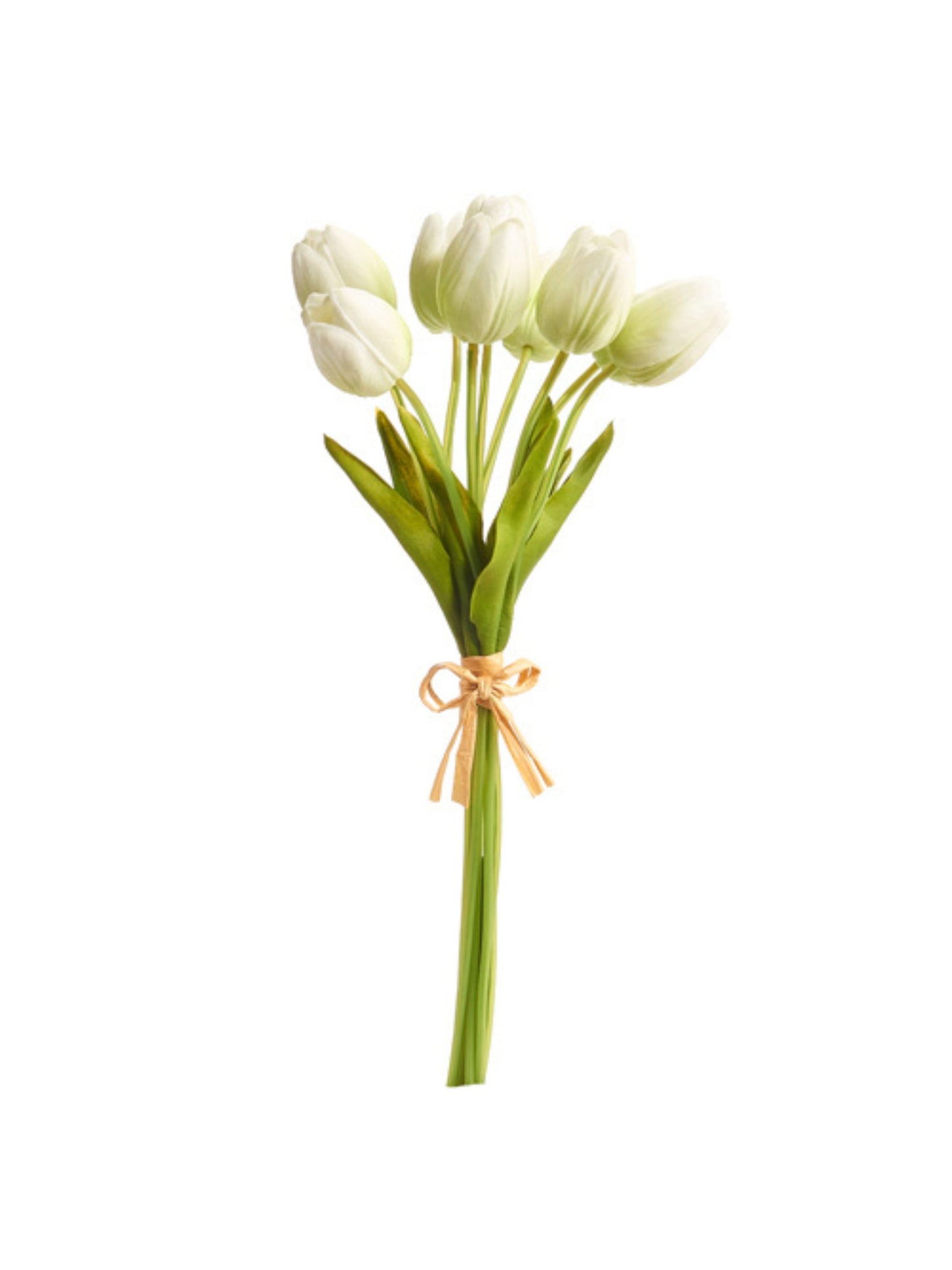 Real Touch Faux Light Green Tulip Bundle