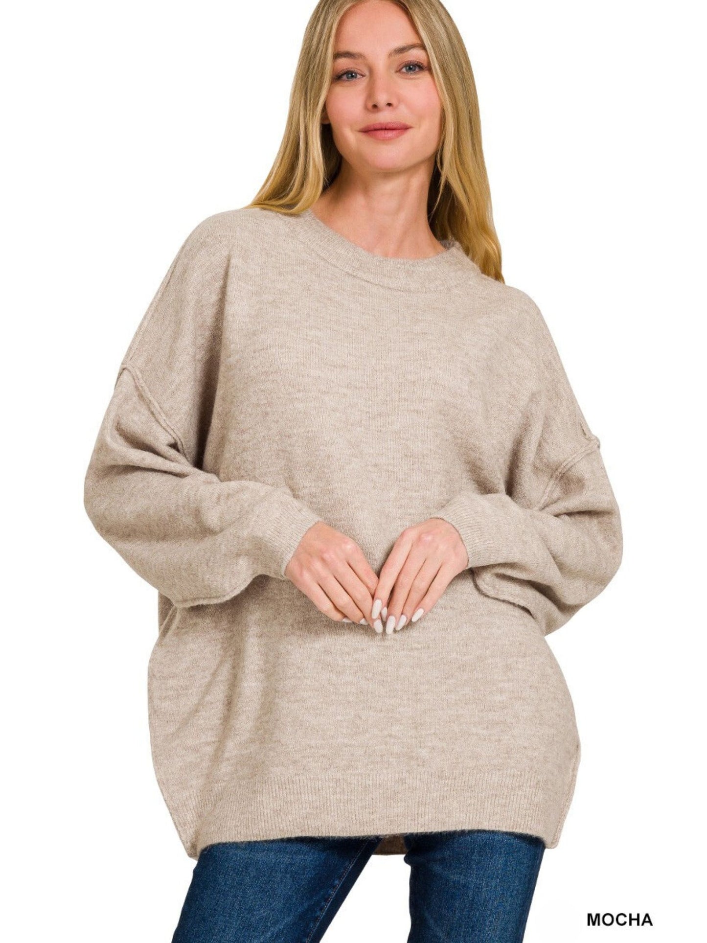 Oversized Melange Sweater