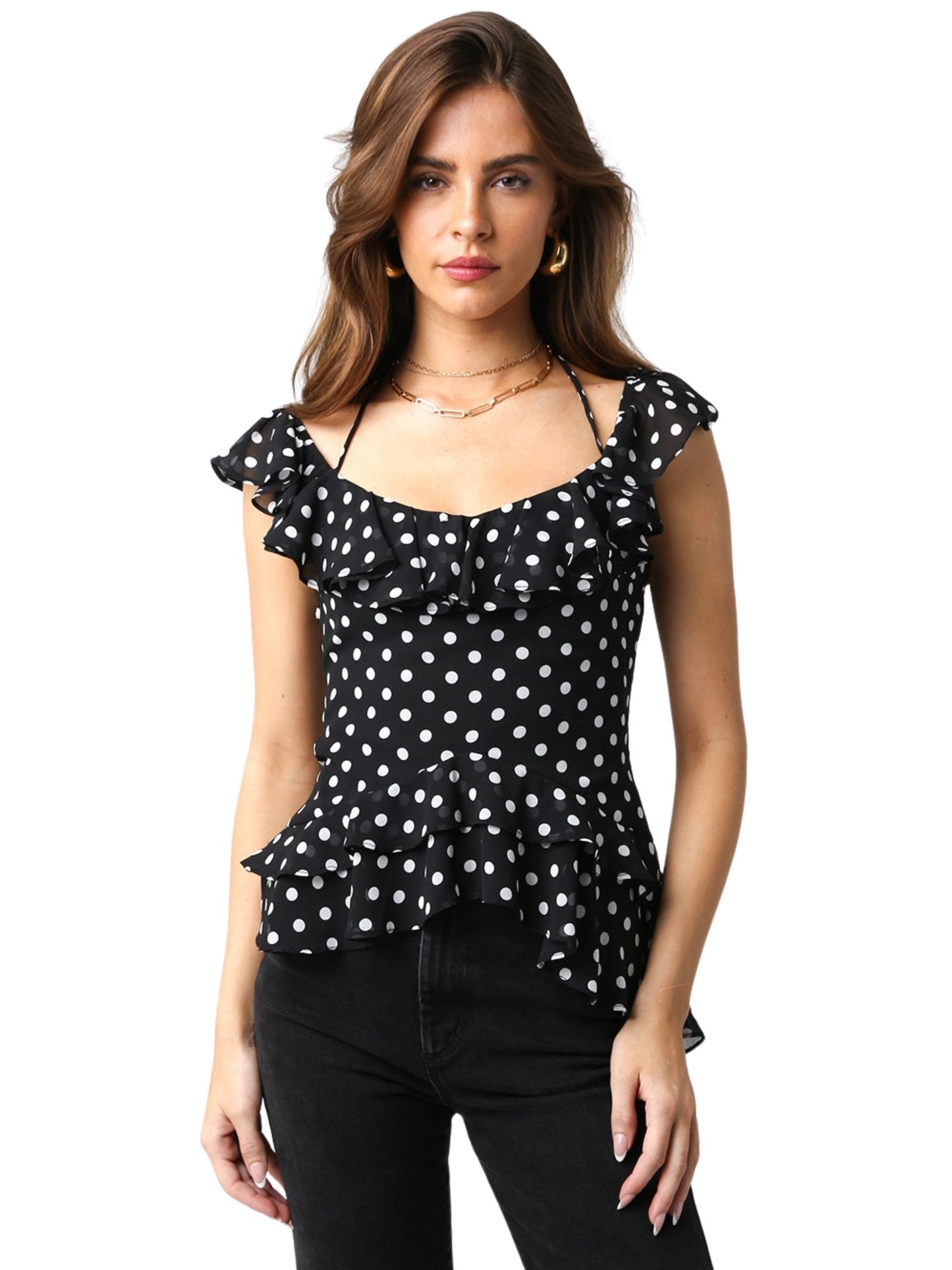 Avery Polka Dot Top
