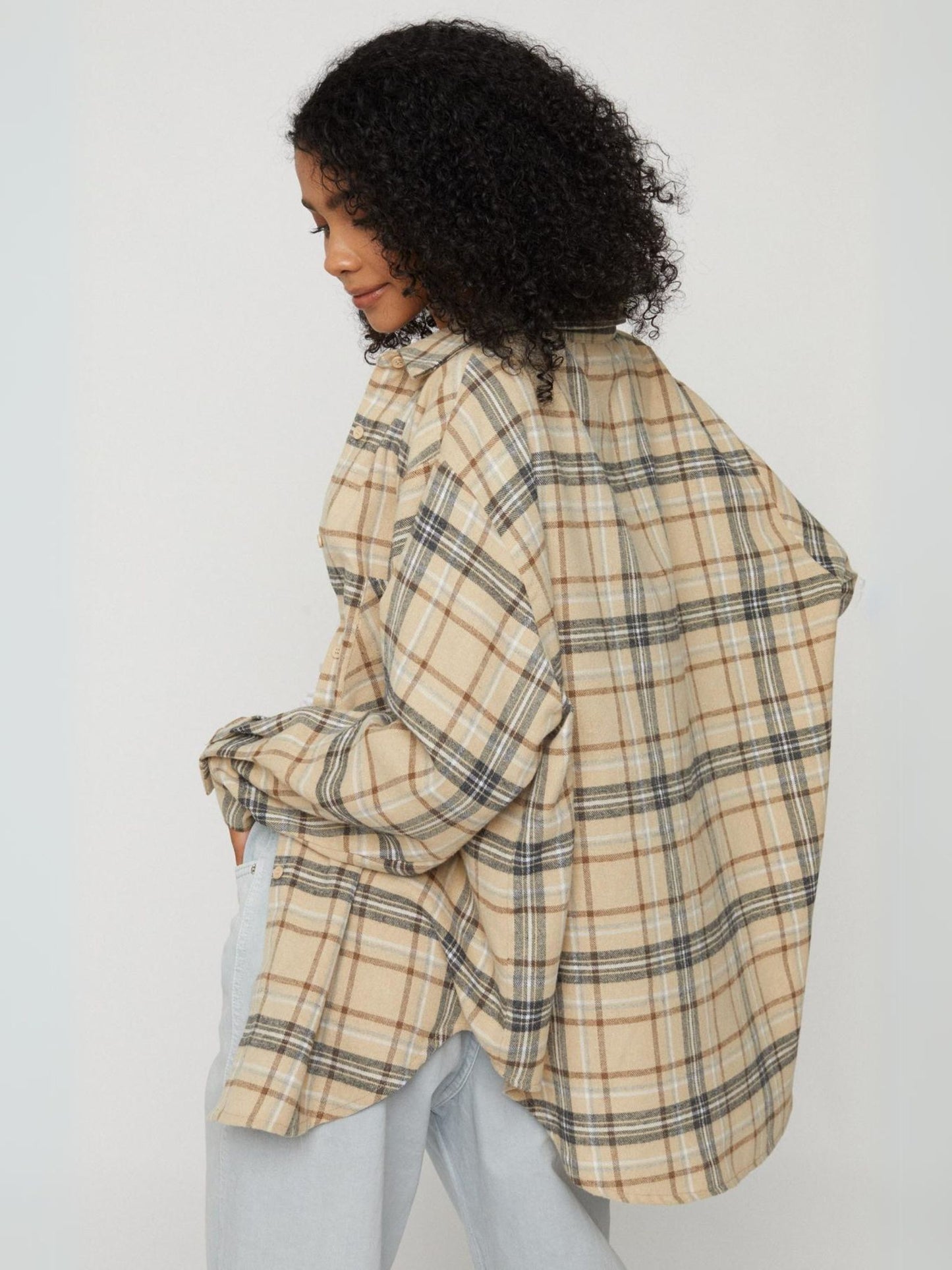 Meadow Plaid Oversized Shirt