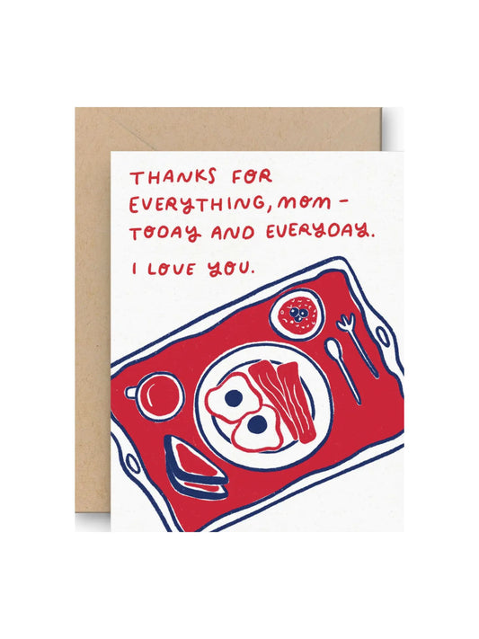 Breakfast For Mom Card