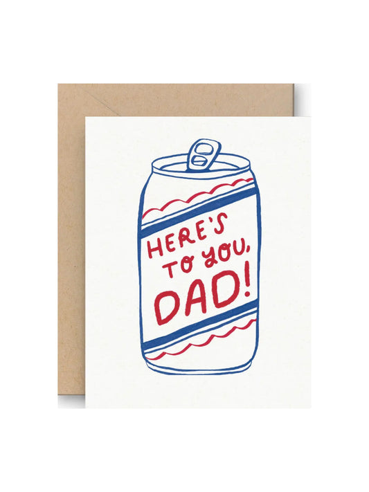 Cheers Dad Beer Card