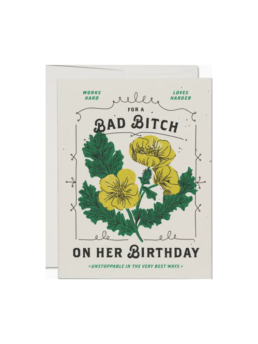 Bad Bitch Birthday Card