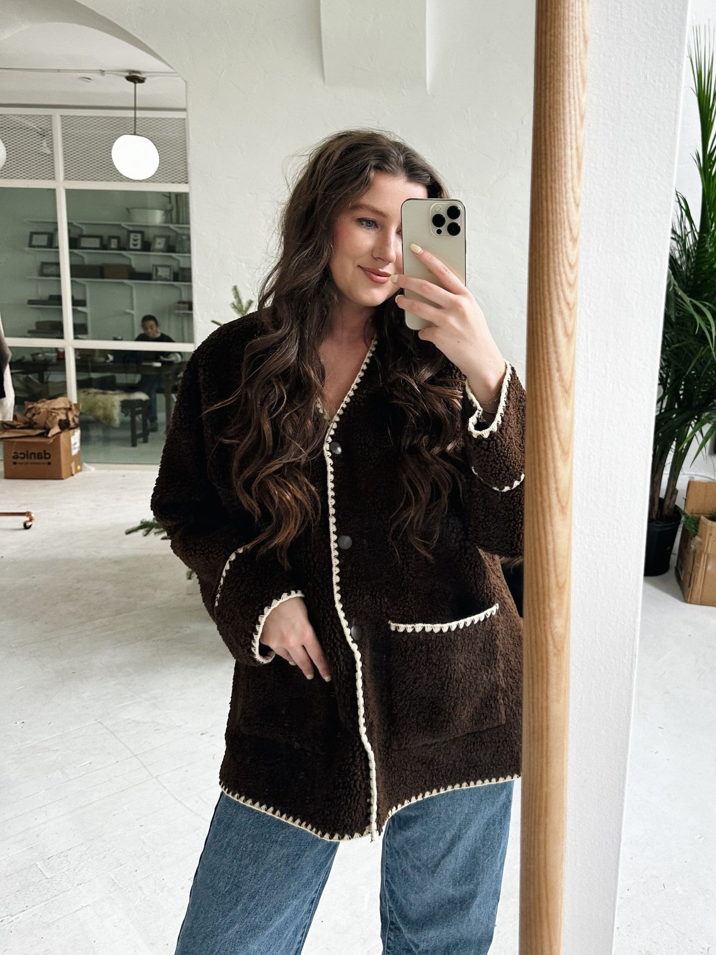 Greta Sherpa Coat