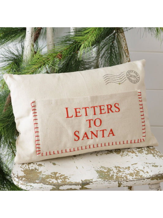 Pocket Pillow - Letters To Santa
