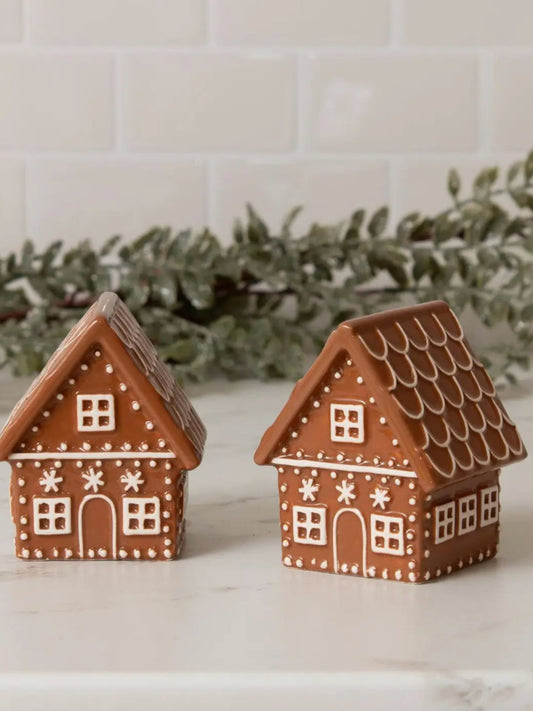 Gingerbread House Salt And Pepper Shakers