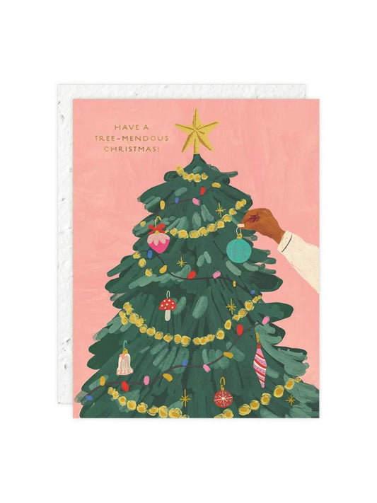 Christmas Tree Hanging Card
