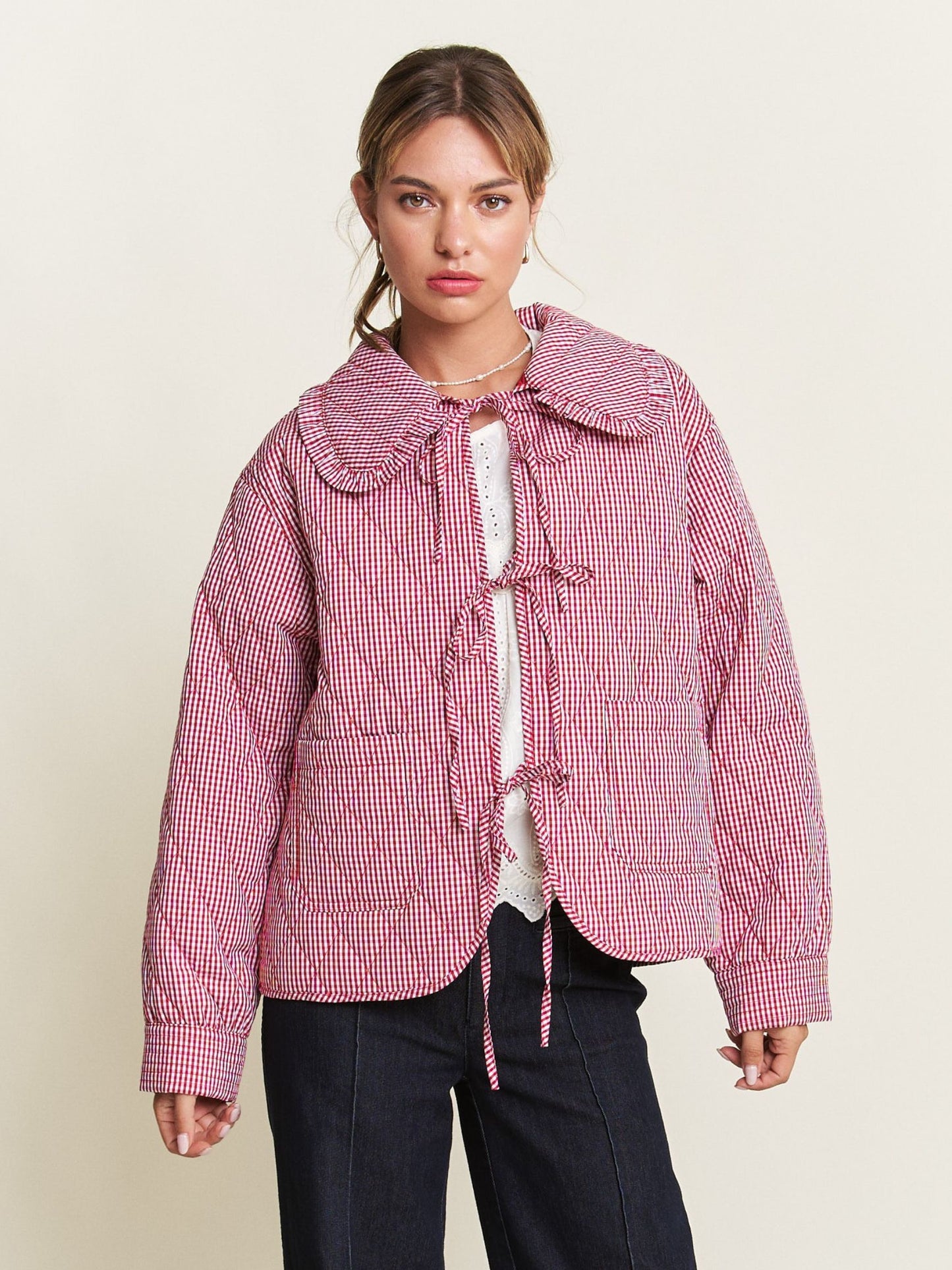 Stella Quilted Plaid Jacket