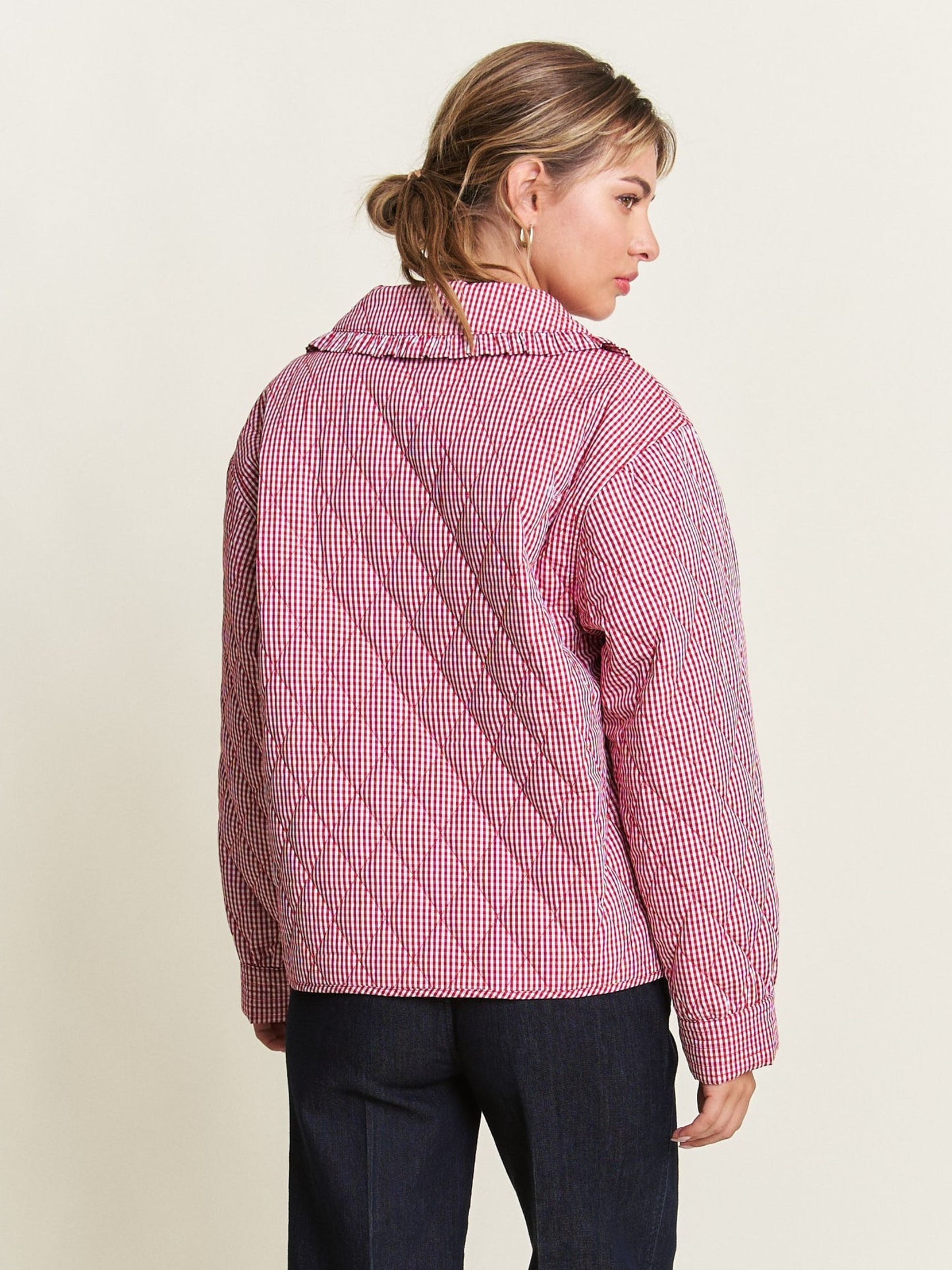 Stella Quilted Plaid Jacket