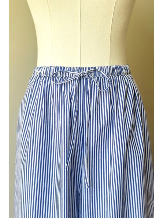 Poplin Striped Pants