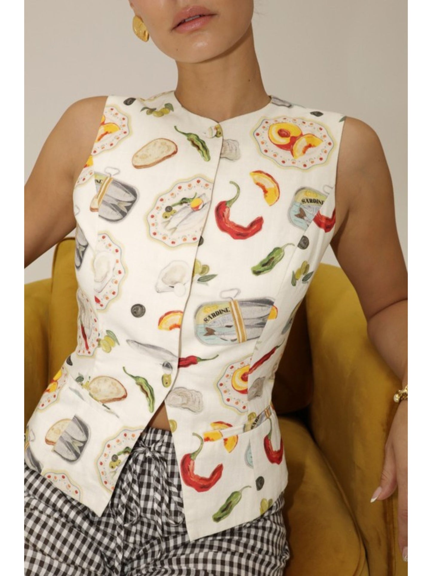 Elegant Dinner Button Down Vest