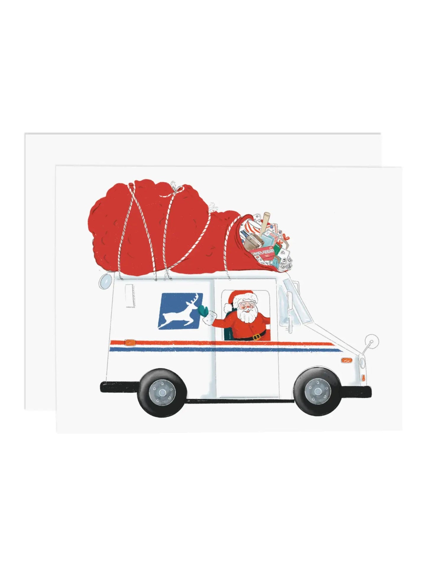 Santa Delivery Man Card