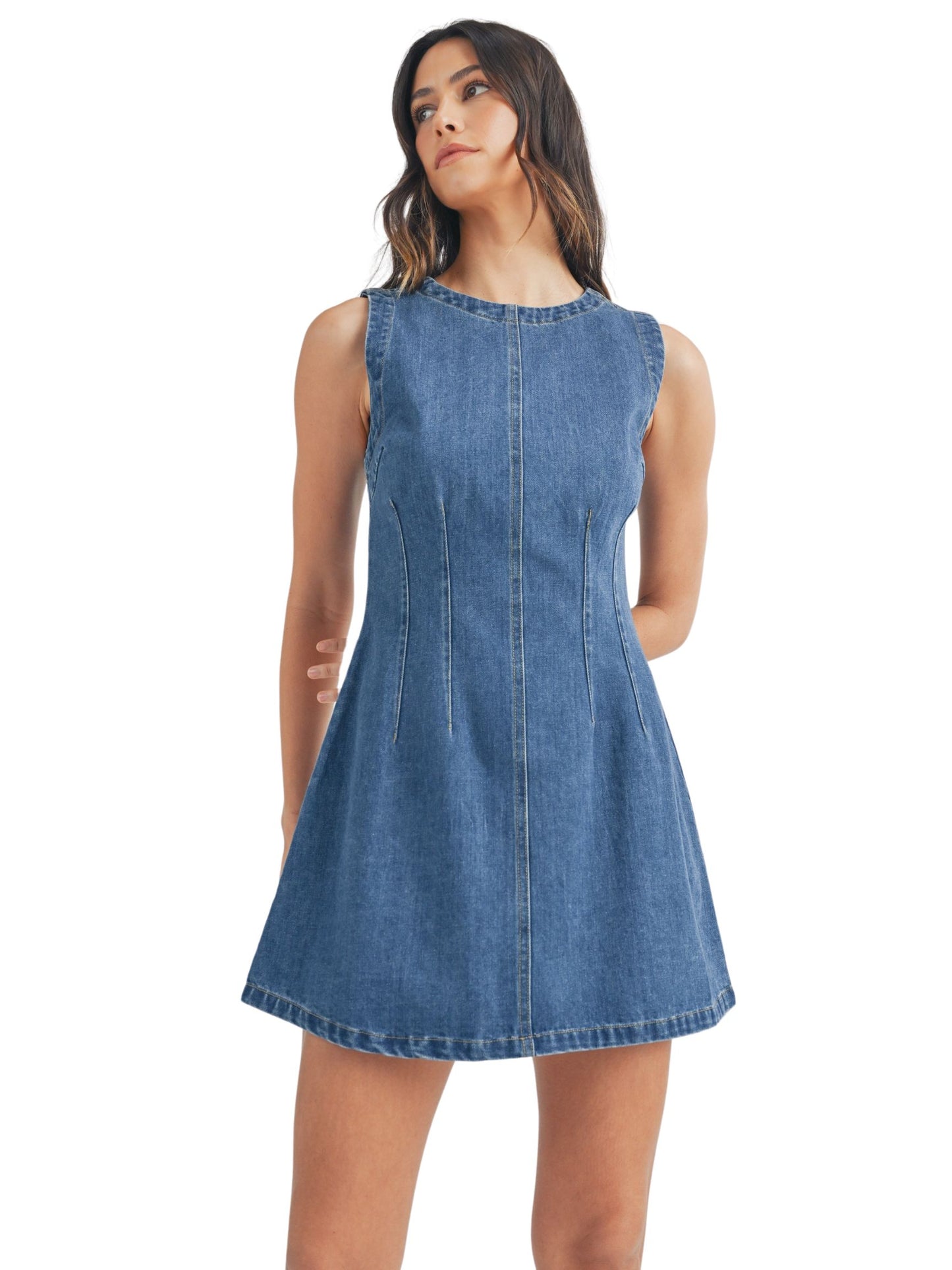 Tess Denim Mini Dress