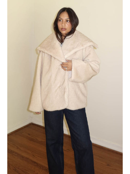 Prosecco Faux Fur Oversize Jacket