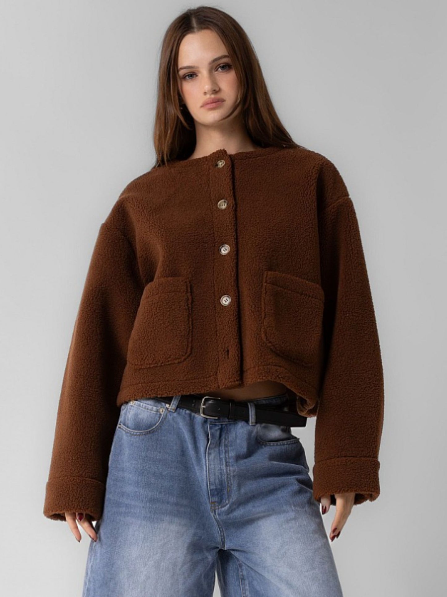 Oversized Teddy Jacket