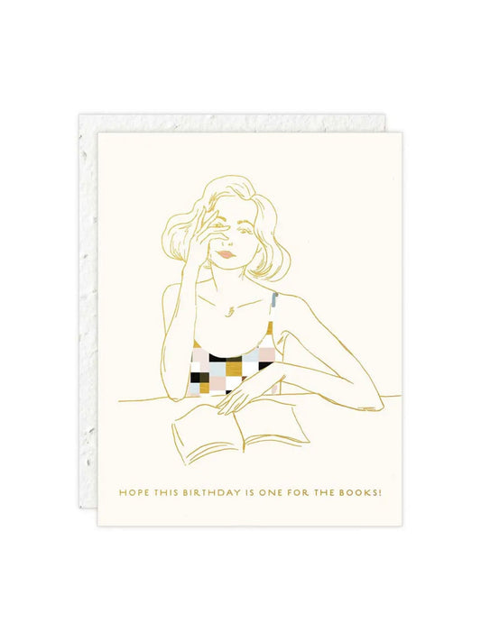 Book Lover - Birthday Card