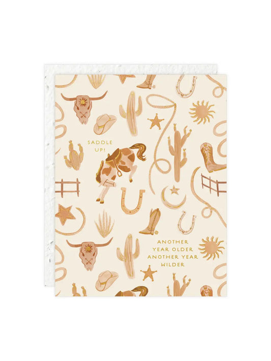 Saddle Up - Birthday Card