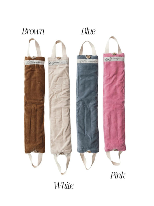 Microwaveable Hot/Cold Neck Wrap Filled w/ Lentils & Lavender