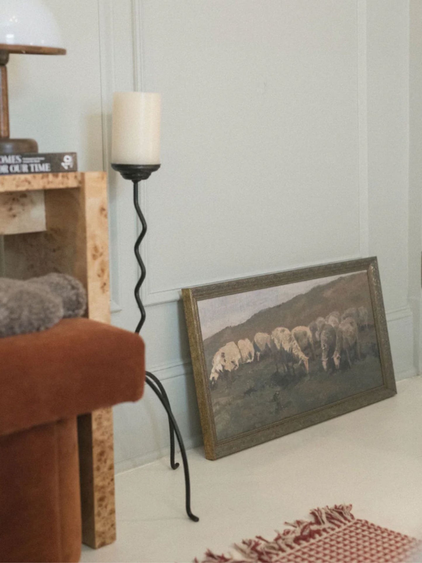 Sheep Landscape Framed Picture