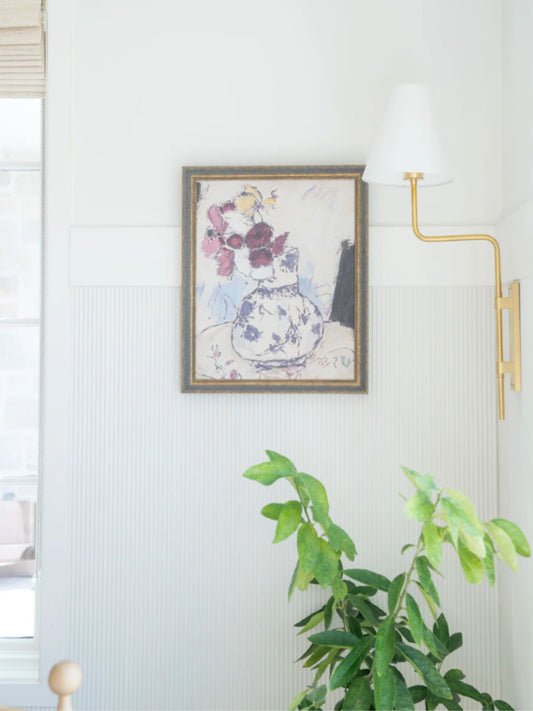 Potted Flowers Framed Picture