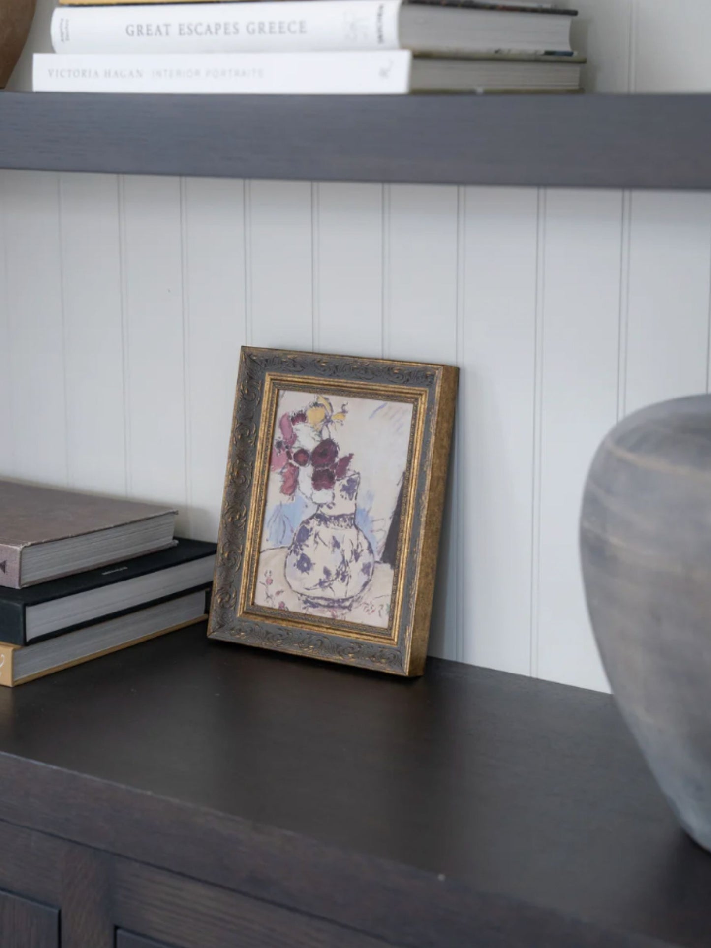 Potted Flowers Framed Picture