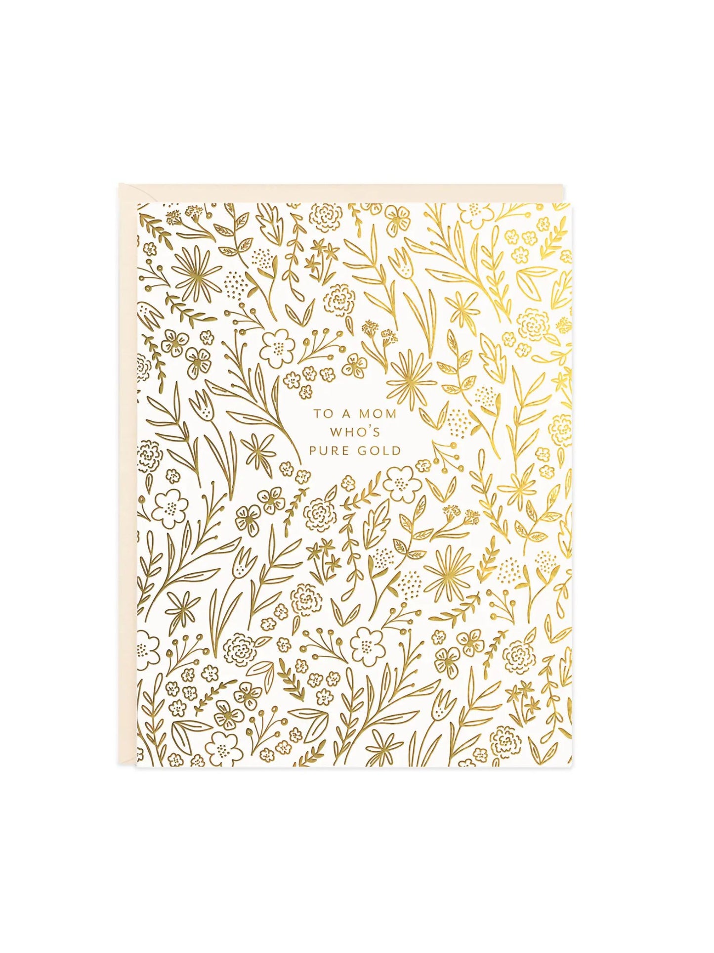 Gold Mom Card