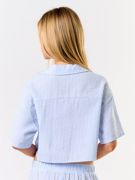 Pinstripe Tie Top