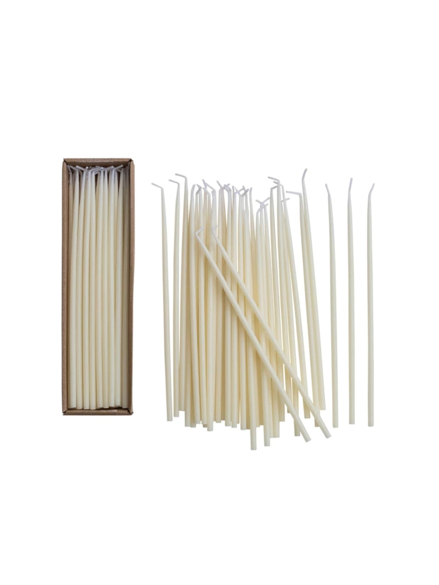 Unscented Thin Taper Candles in Box