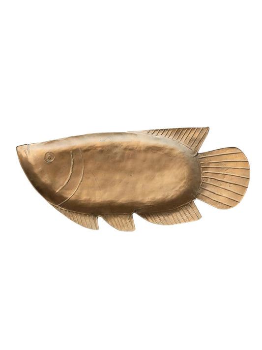 Metal Fish Shaped Tray