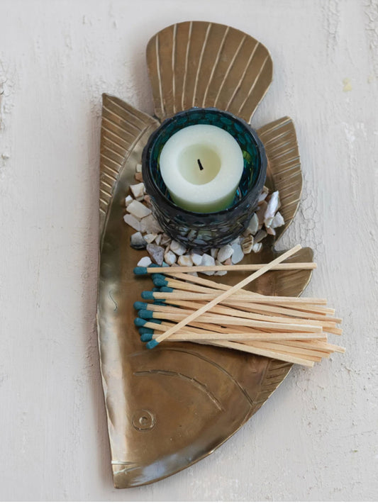 Metal Fish Shaped Tray