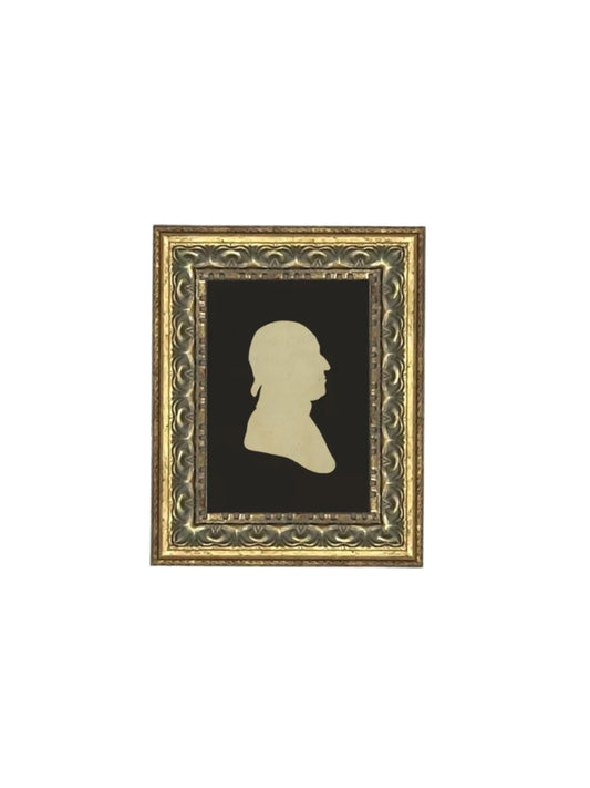 Silhouette of a Man Framed Picture