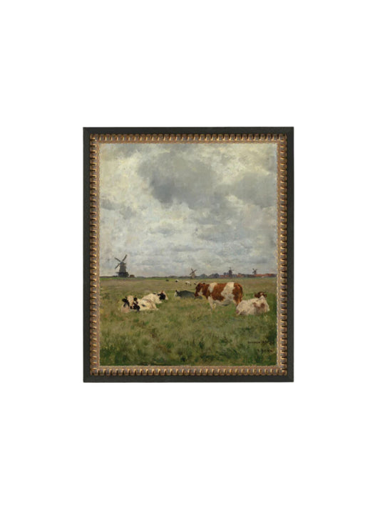 Cattle on the Pasture Framed Picture