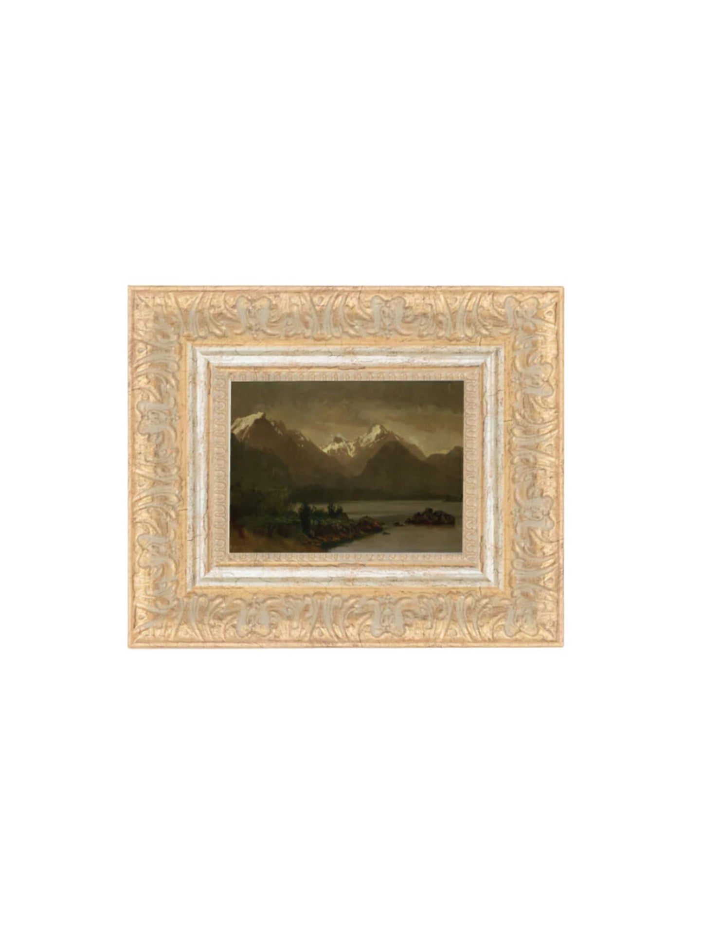 Mountains and Lake Framed Picture