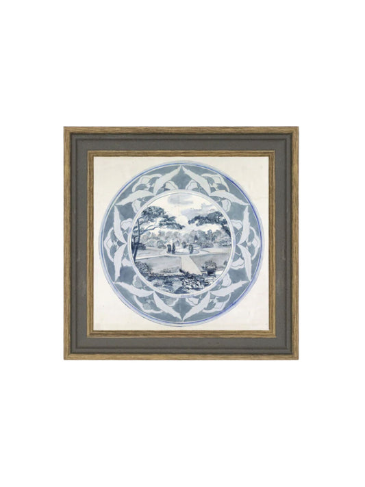 Garden View Design Framed Picture