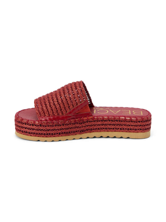 Del Mar Sandals - Burnt Red