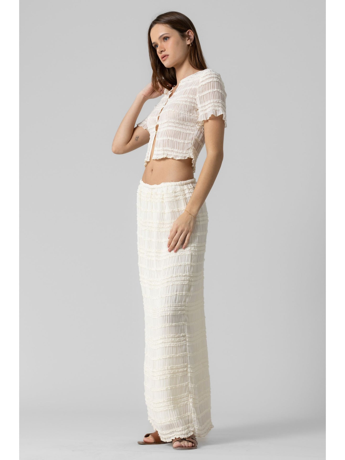 Chiffon Ruffle Skirt