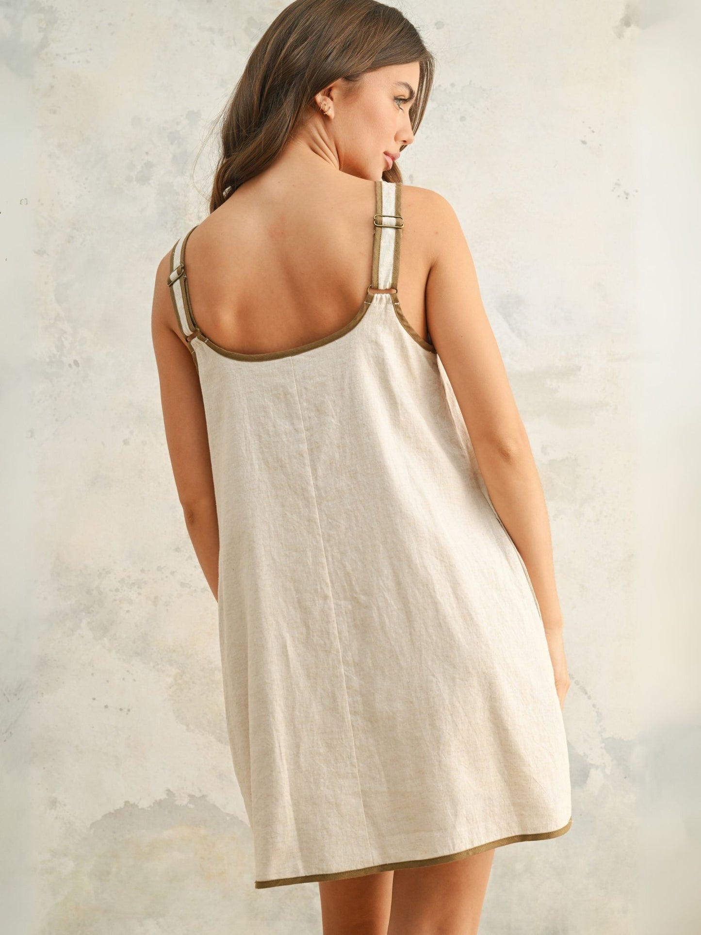 Pasadena Linen Mini Dress