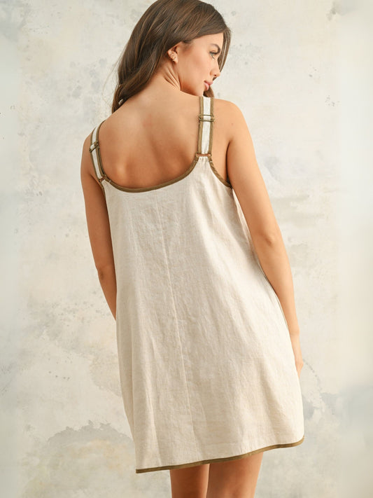 Pasadena Linen Mini Dress