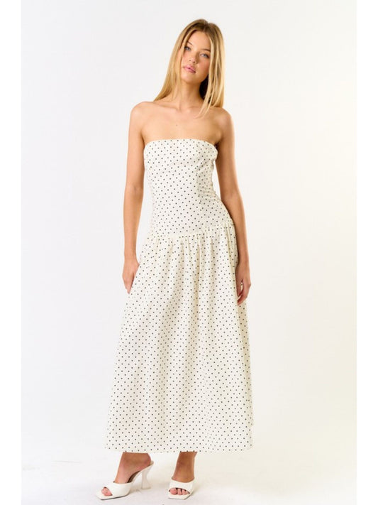 Bella Polka Dot Maxi Dress