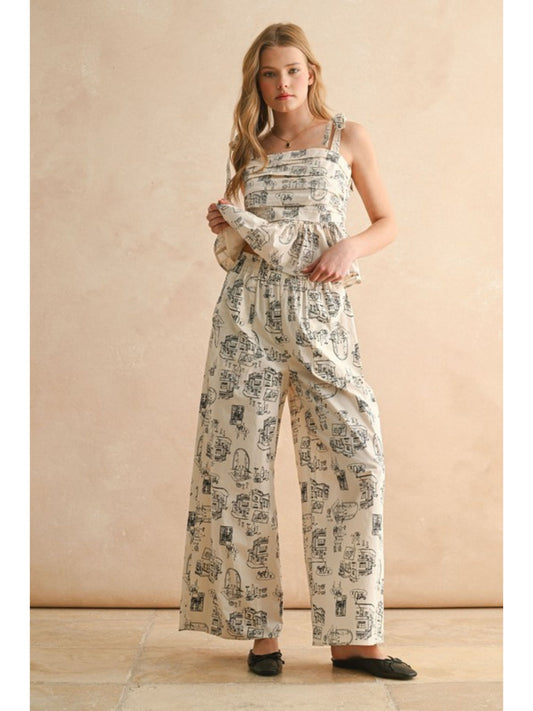 Town Print Pants