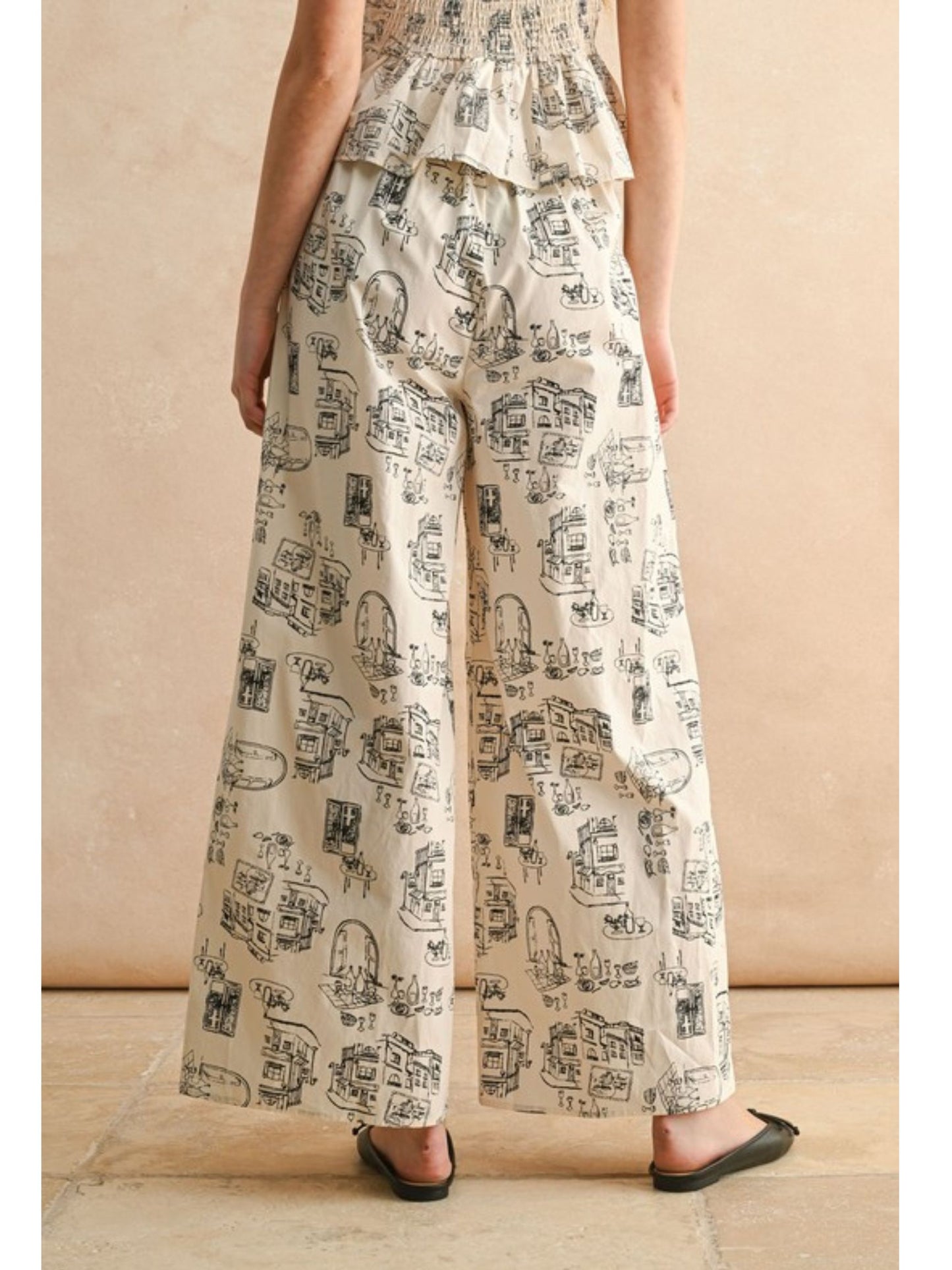 Town Print Pants