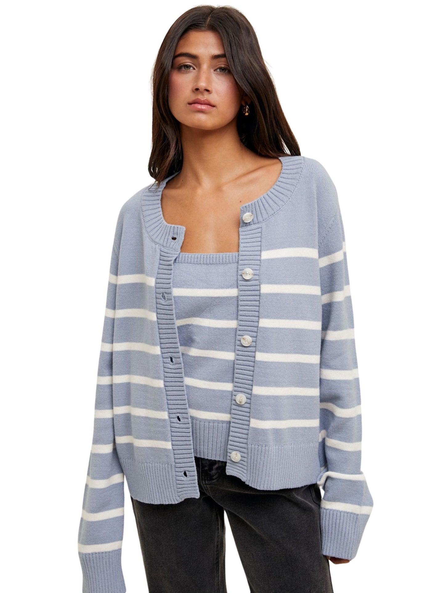 Tilly Cami And Cardigan Set